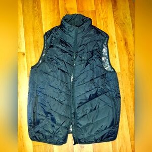 Heated vest with charger black size xl